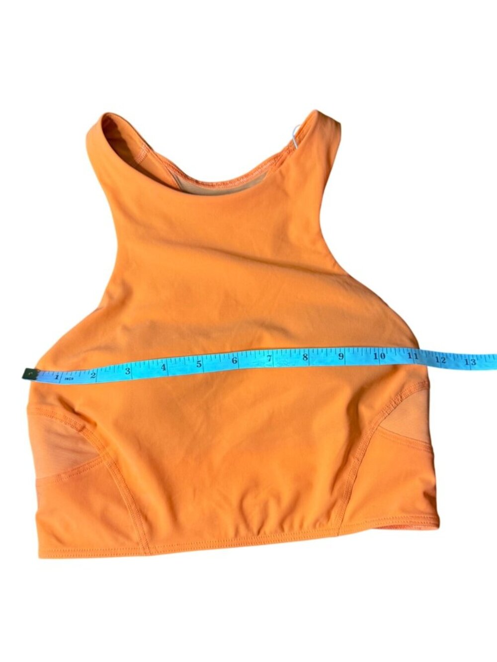 Lululemon Mesh-Back Train Bra Size 2 Medium Support, A/B Cup W2D30S Orange Frapp - Picture 11 of 13